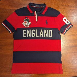 Polo Ralph Lauren Men's Custom Slim Fit England Polo Shirt